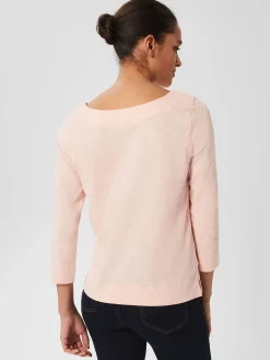 Flash Sale Hobbs Avia Cotton Slub T-Shirt Spring Pink