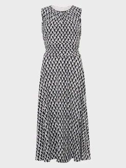Clearance Hobbs Bayview Dress Ivory Navy