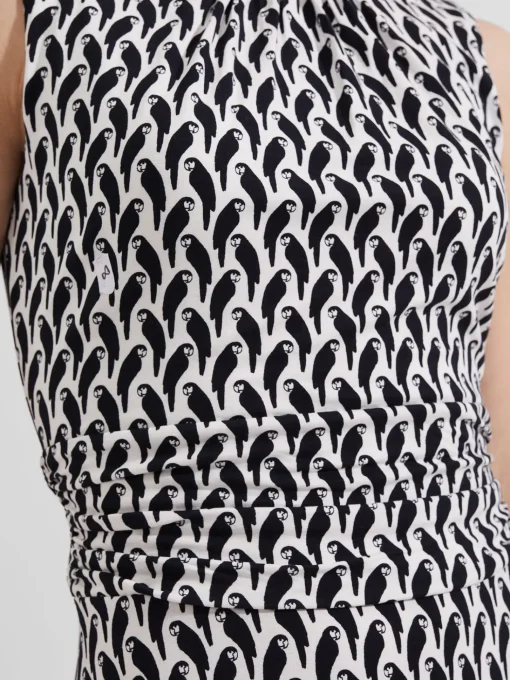 Clearance Hobbs Bayview Dress Ivory Navy