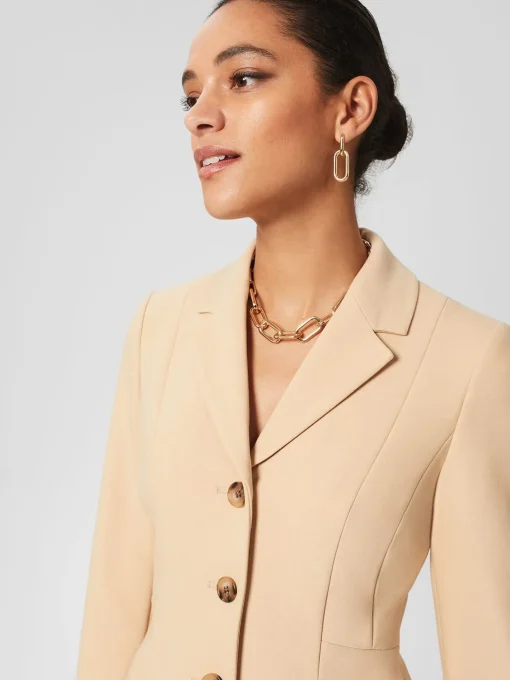 Flash Sale Hobbs Beatrice Jacket Beige Suede