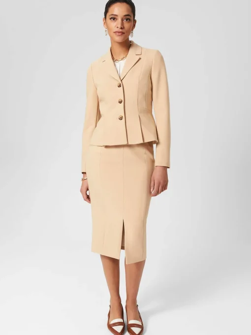 Flash Sale Hobbs Beatrice Jacket Beige Suede