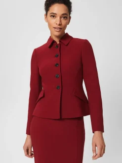 Sale Hobbs Becky Jacket Rhubarb Red