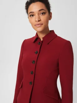 Sale Hobbs Becky Jacket Rhubarb Red