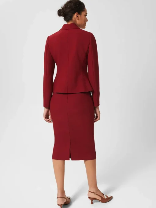 Sale Hobbs Becky Jacket Rhubarb Red