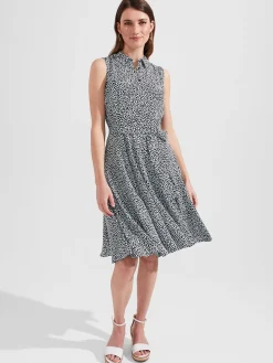 Store Hobbs Belinda Dress Navy Multi