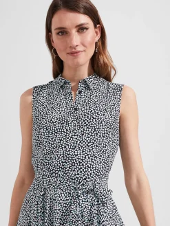 Store Hobbs Belinda Dress Navy Multi