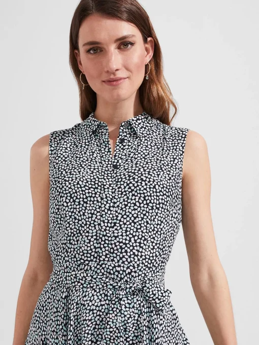 Store Hobbs Belinda Dress Navy Multi