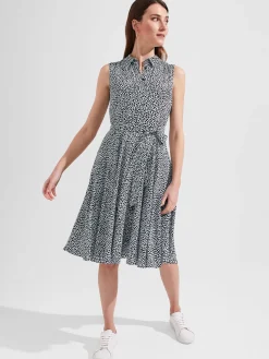 Store Hobbs Belinda Dress Navy Multi