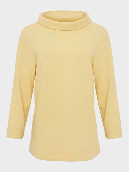 New Hobbs Betsy Textured Top With Cotton Yellow
