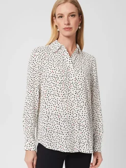 Cheap Hobbs Brenna Shirt Ivory Multi