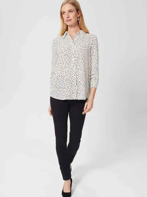 Cheap Hobbs Brenna Shirt Ivory Multi