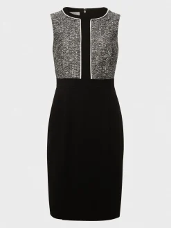 Outlet Hobbs Brienna Shift Dress Black Ivory