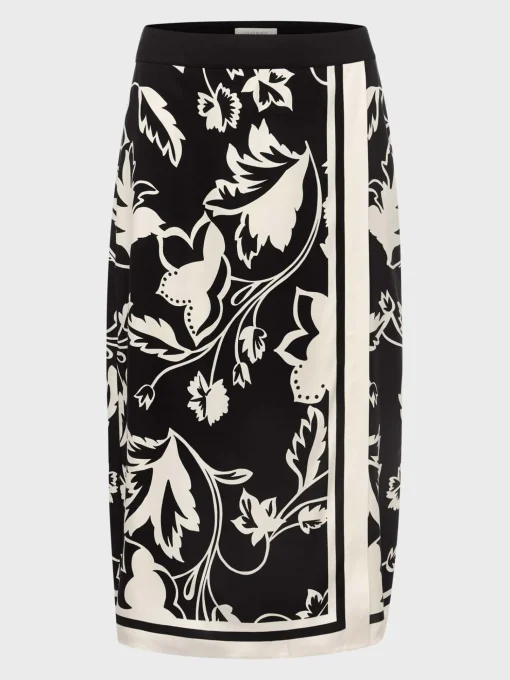 Shop Hobbs Brigitte Skirt Black Cream