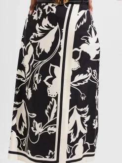 Shop Hobbs Brigitte Skirt Black Cream