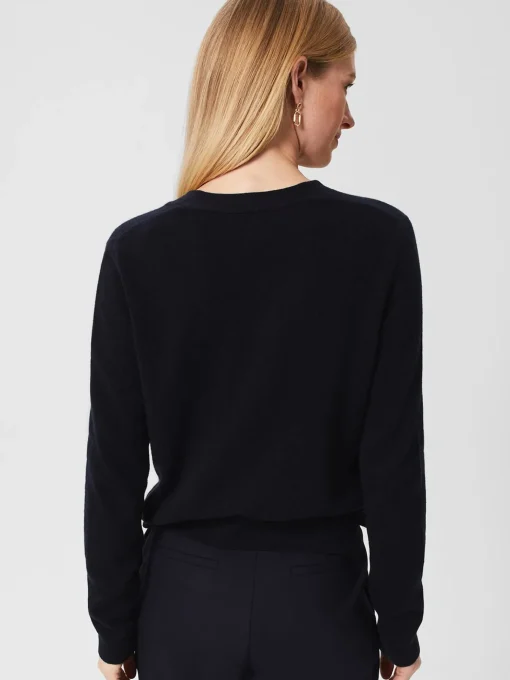 Discount Hobbs Briony Cardigan With Cashmere Navy