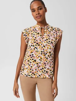 Sale Hobbs Cala Blouse Ivory Multi