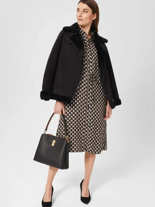 Best Sale Hobbs Cali Dress Black Multi