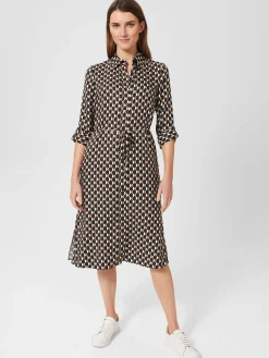 Best Sale Hobbs Cali Dress Black Multi