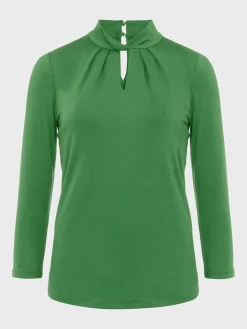 Cheap Hobbs Callie Twist Neck Top Pea Green