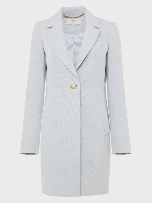 Cheap Hobbs Camellia Coat Pale Blue