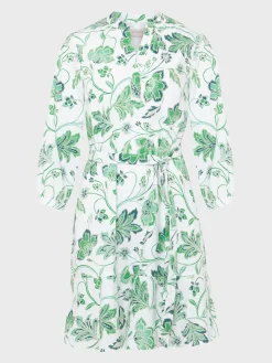 Cheap Hobbs Camilla Dress White Green