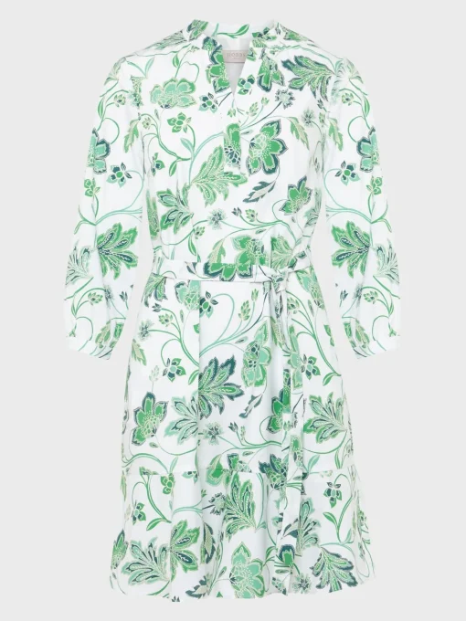 Cheap Hobbs Camilla Dress White Green