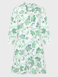 Cheap Hobbs Camilla Dress White Green