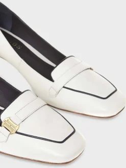 Shop Hobbs Carolina Block Heel Ivory Navy
