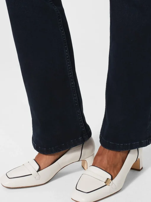 Shop Hobbs Carolina Block Heel Ivory Navy