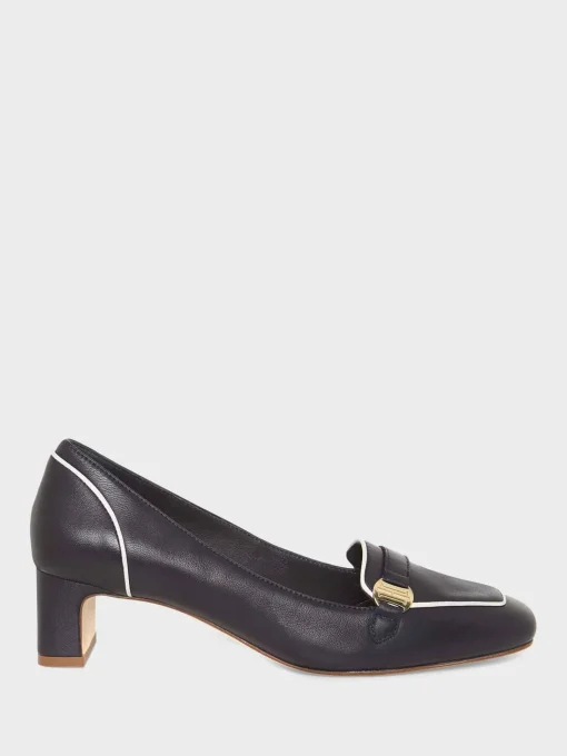 Store Hobbs Carolina Block Heel Navy