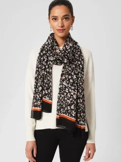 Flash Sale Hobbs Caroline Scarf Black Multi