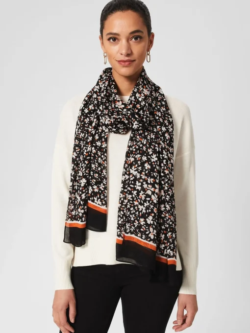 Flash Sale Hobbs Caroline Scarf Black Multi