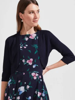 Best Sale Hobbs Carrie Bolero Navy