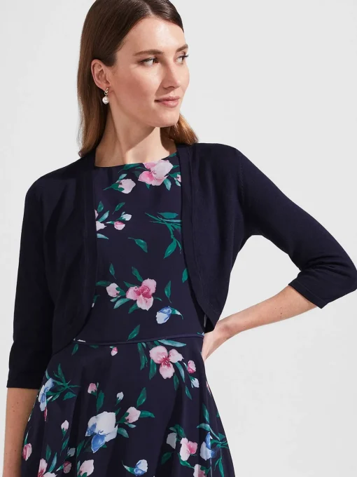Best Sale Hobbs Carrie Bolero Navy
