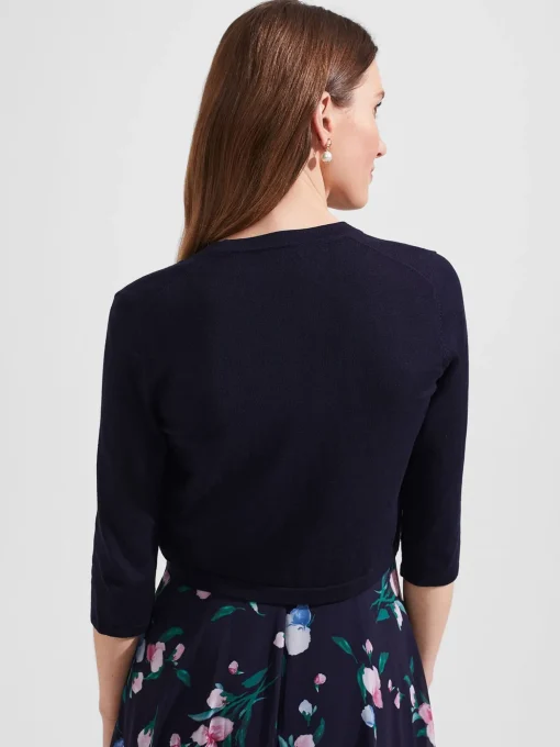 Best Sale Hobbs Carrie Bolero Navy