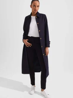 Online Hobbs Carrie Denim Trench Indigo