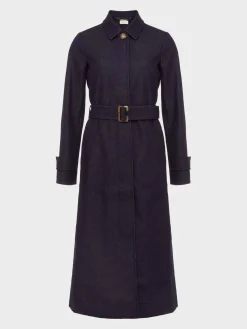 Online Hobbs Carrie Denim Trench Indigo