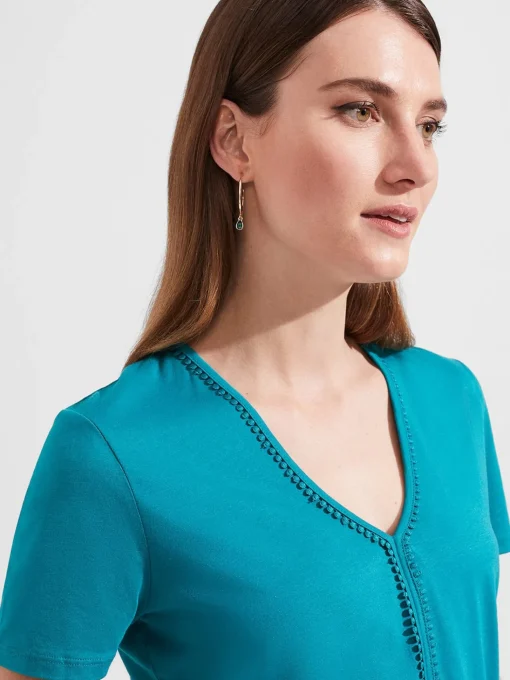 Shop Hobbs Casey Top Lagoon Blue
