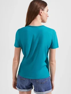Shop Hobbs Casey Top Lagoon Blue