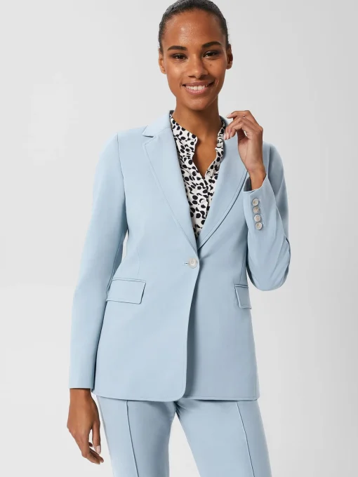 Online Hobbs Cassia Jacket Dusky Blue