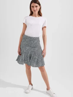 Clearance Hobbs Catalina Skirt Navy Multi