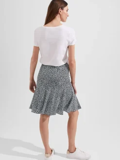Clearance Hobbs Catalina Skirt Navy Multi