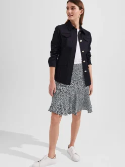 Clearance Hobbs Catalina Skirt Navy Multi