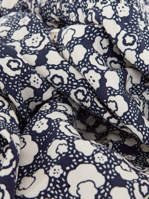 Shop Hobbs Cavendish Skirt Navy Buttrcream