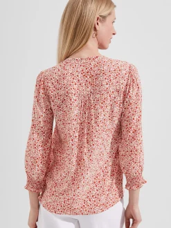 Outlet Hobbs Cecilia Top Ivory Apricot