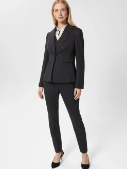 Best Sale Hobbs Chelsea Jacket Charcoal Ivory