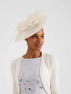 Clearance Hobbs Chloe Fascinator Ivory