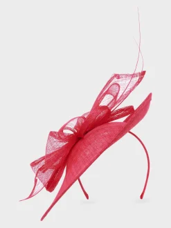 Hot Hobbs Chloe Fascinator Bright Geranium