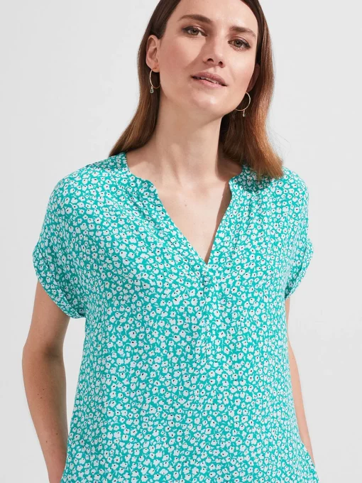 Discount Hobbs Cindy Dress Aruba Green