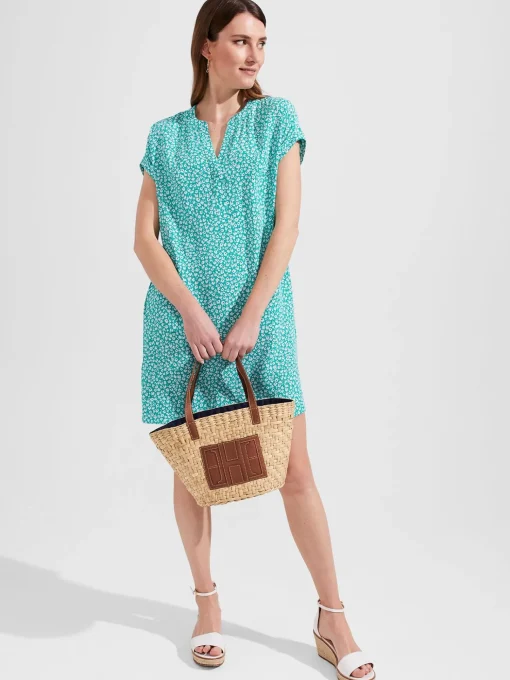 Discount Hobbs Cindy Dress Aruba Green